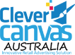 Clever Canvas AU – Innovative Digital Signage – Retail Advertising Solution Logo